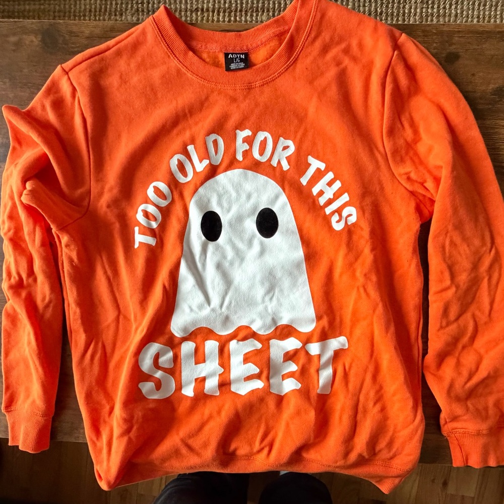 Ghost Halloween Long Sweater